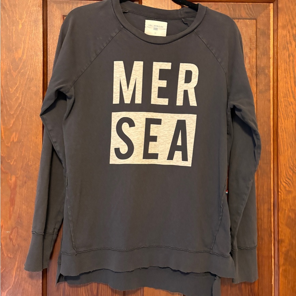 Sol Angeles Charcoal Long Sleeve Tee
